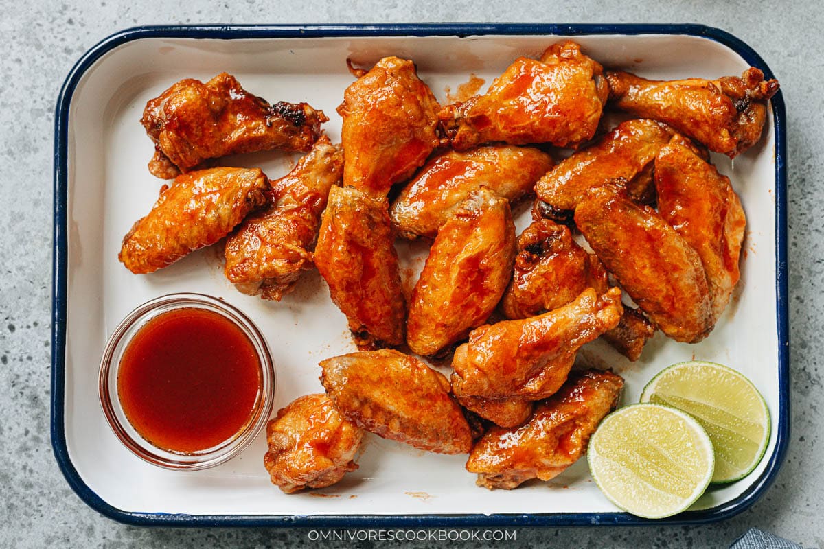 Air Fryer Honey Sriracha Wings Air Fryer Honey Sriracha Wings
