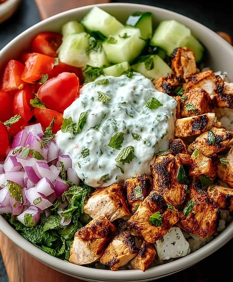 Chicken Gyro Bowls: Delicious & Easy Recipe Chicken Gyro Bowls: Delicious & Easy Recipe