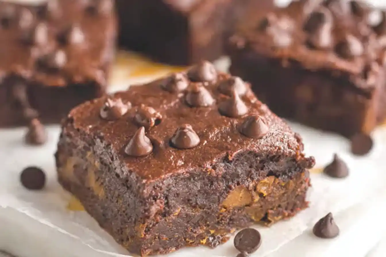 Fudgy Pumpkin Brownies with Simple Ingredients Fudgy Pumpkin Brownies with Simple Ingredients