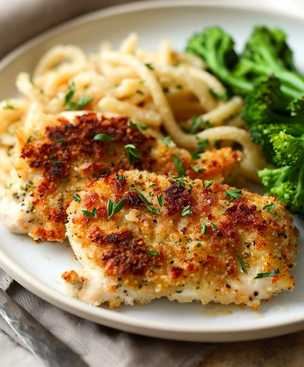Parmesan Crusted Chicken Dinner – Crispy, Cheesy & Quick! Parmesan Crusted Chicken Dinner – Crispy, Cheesy & Quick!