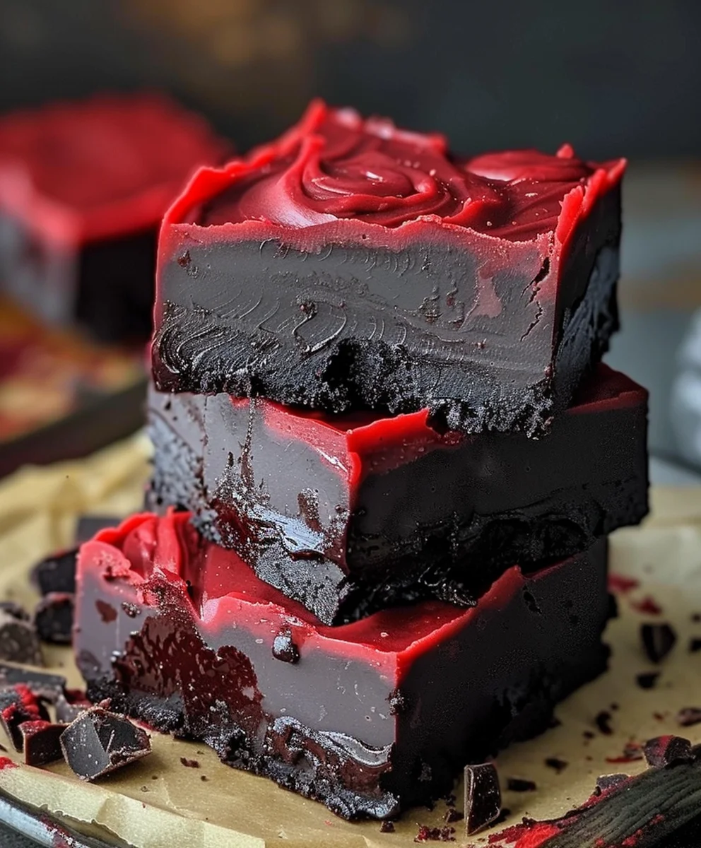 Vampire Fudge Recipe: Spooky, Delicious & Easy Treat! Vampire Fudge Recipe: Spooky, Delicious & Easy Treat!