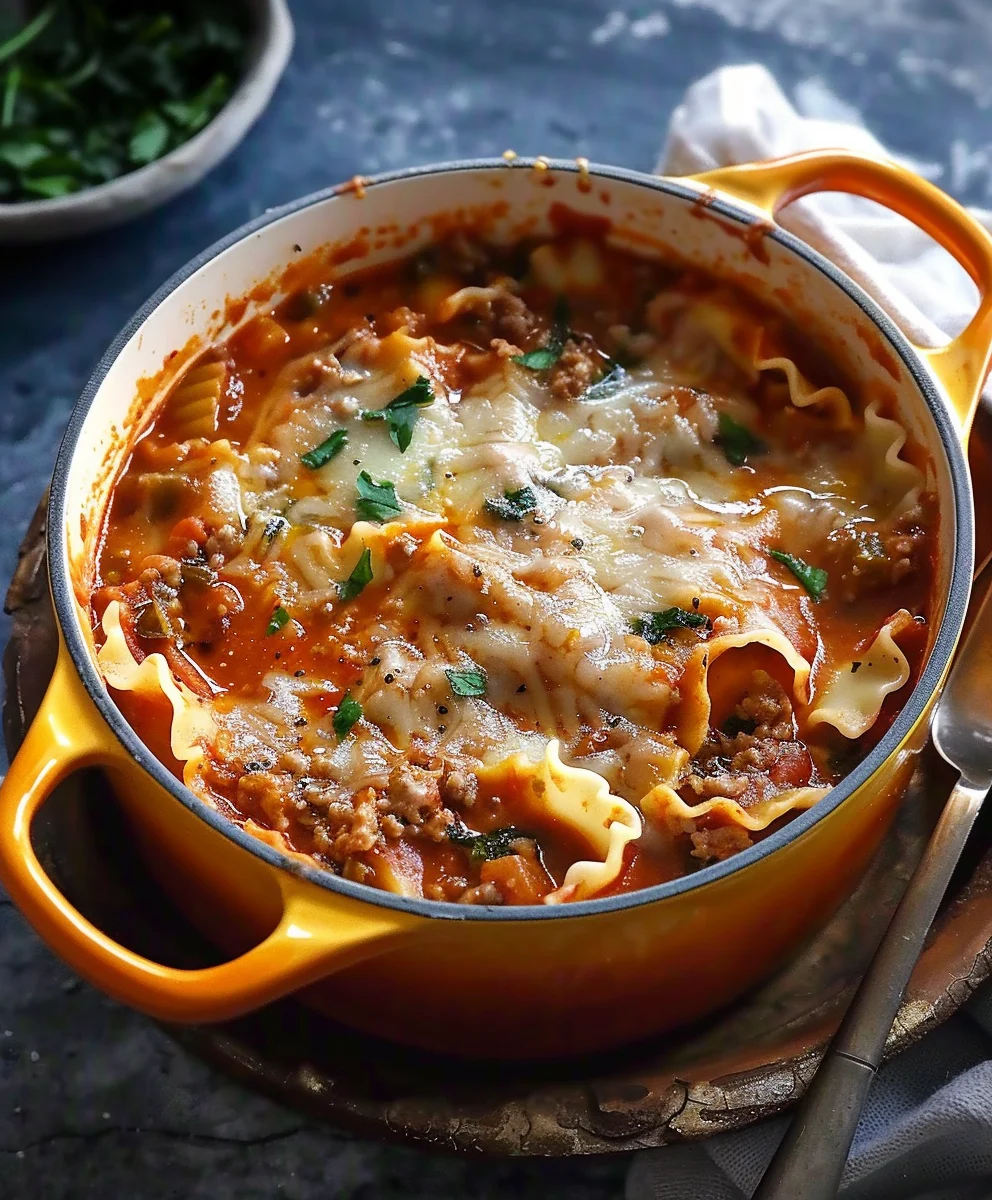 Mouthwatering One Pot Lasagna Soup: Easy Weeknight Meal Mouthwatering One Pot Lasagna Soup: Easy Weeknight Meal