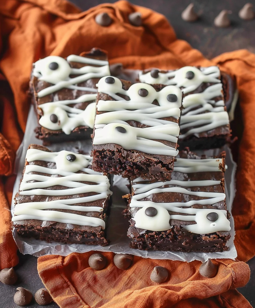 Mummy Brownies: Spooky Fun & Delicious Halloween Treat Mummy Brownies: Spooky Fun & Delicious Halloween Treat