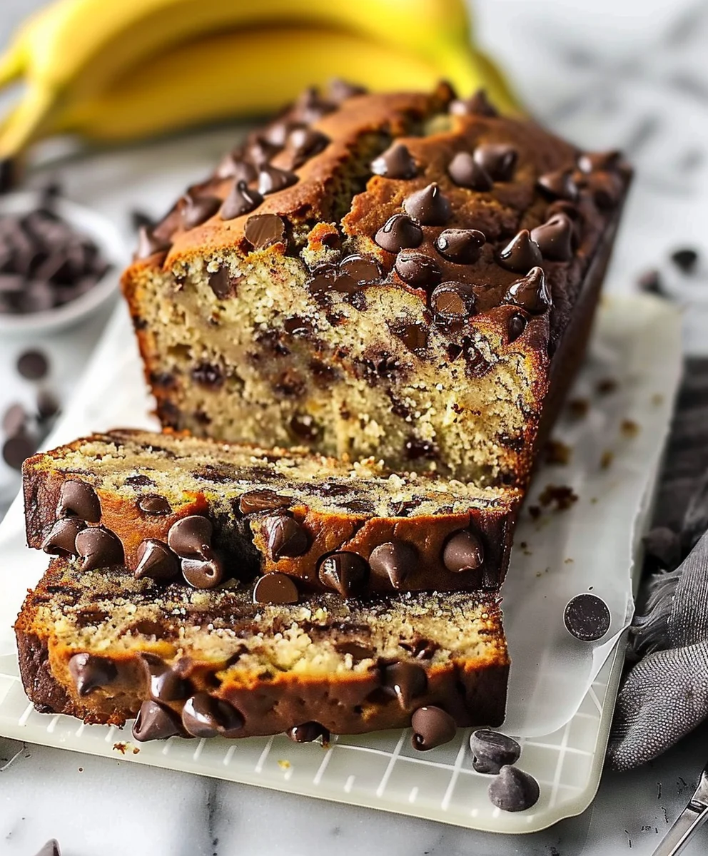 Best Super Moist Chocolate Chip Banana Bread Recipe Best Super Moist Chocolate Chip Banana Bread Recipe
