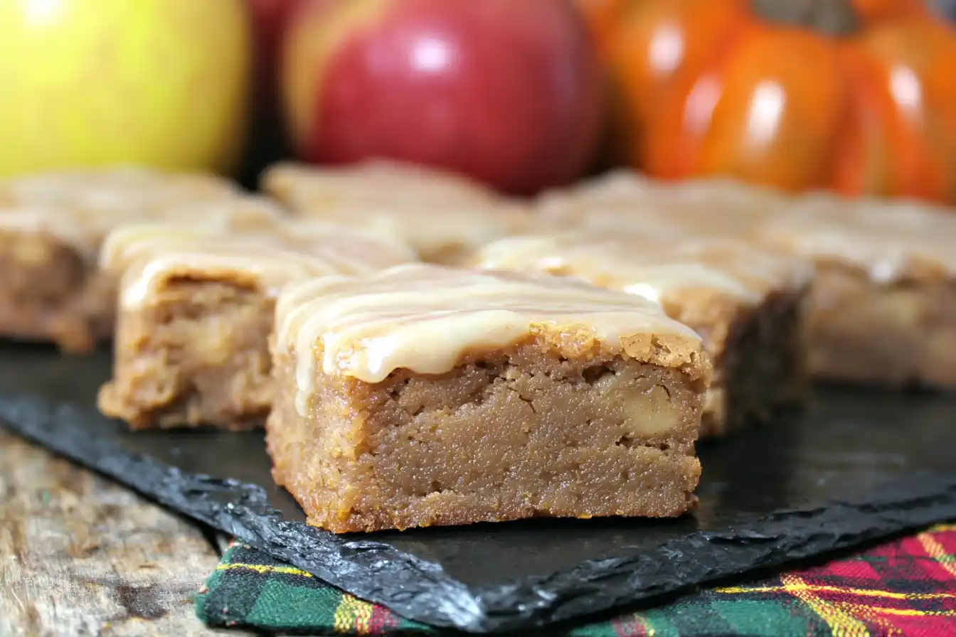 Apple Brownies with Maple Glaze Recipe Apple Brownies with Maple Glaze Recipe