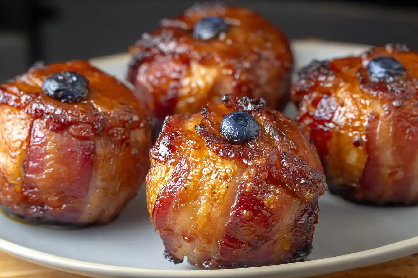 Cheddar Stuffed BBQ Bacon Bombs Recipe Cheddar Stuffed BBQ Bacon Bombs Recipe