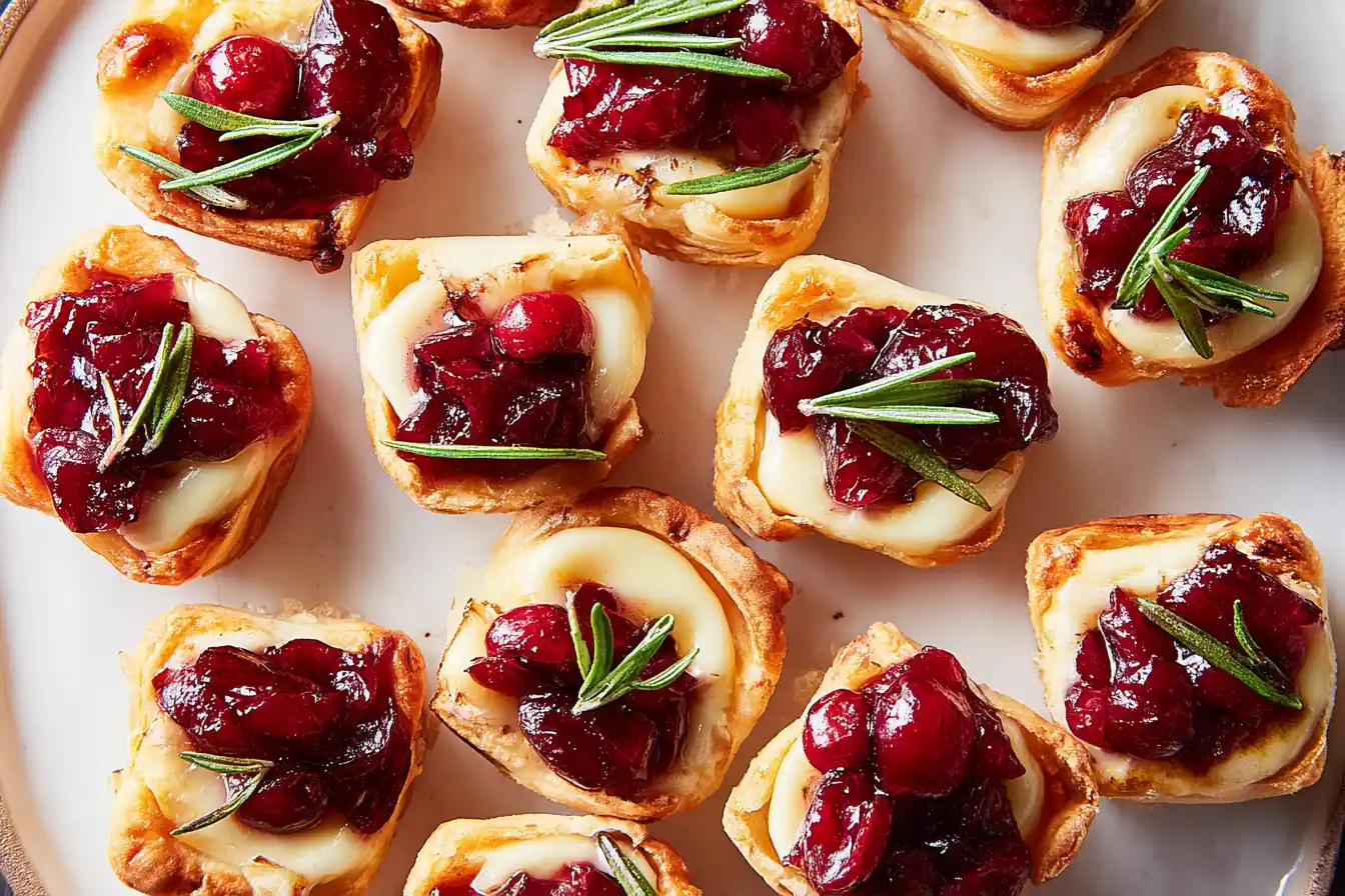 Cranberry Brie Bites – Easy Holiday Appetizer Cranberry Brie Bites – Easy Holiday Appetizer