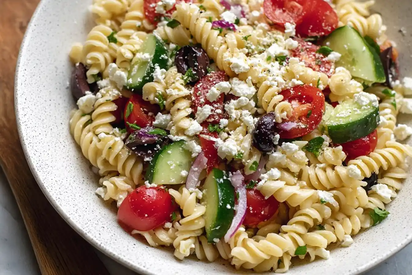 Easy Greek Pasta Salad | Fresh & Flavorful Side Dish Easy Greek Pasta Salad | Fresh & Flavorful Side Dish