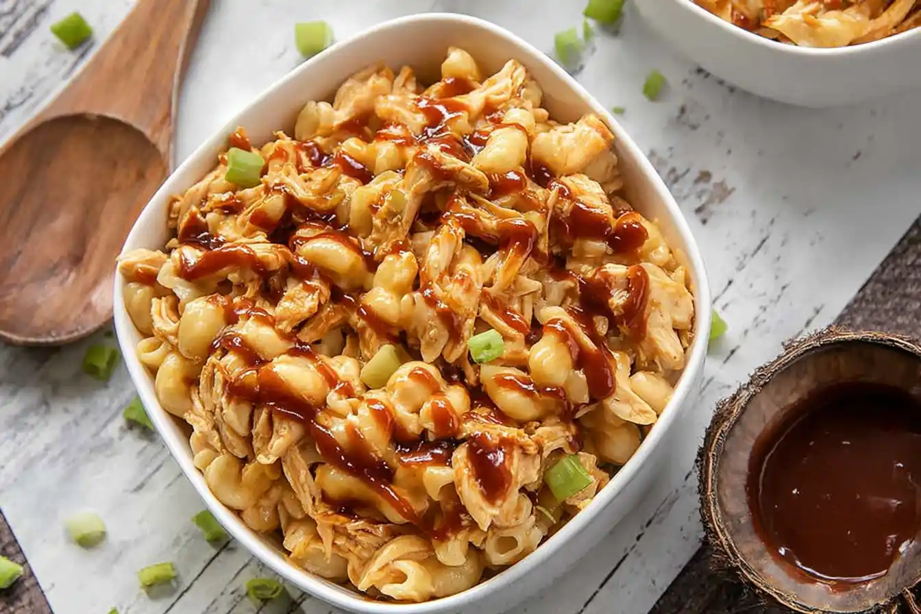 Instant Pot BBQ Chicken Mac and Cheese Recipe