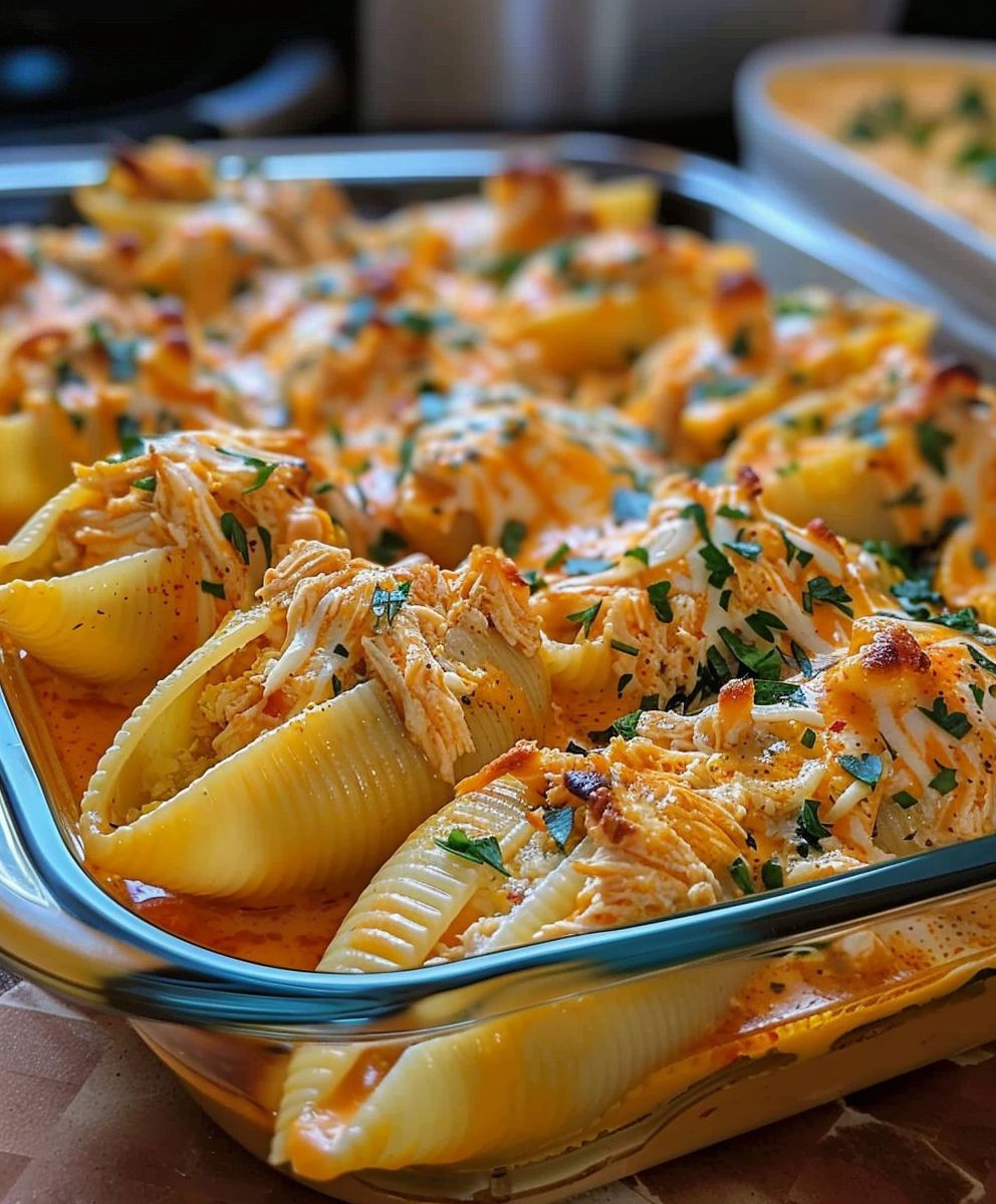 Buffalo Chicken Stuffed Shells: A Recipe for Game Day & Beyond Buffalo Chicken Stuffed Shells: A Recipe for Game Day & Beyond
