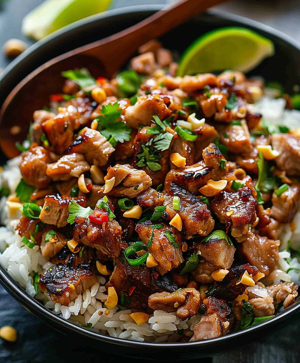 Ginger Lime Pork Coconut Rice: A Flavorful & Easy Recipe Ginger Lime Pork Coconut Rice: A Flavorful & Easy Recipe