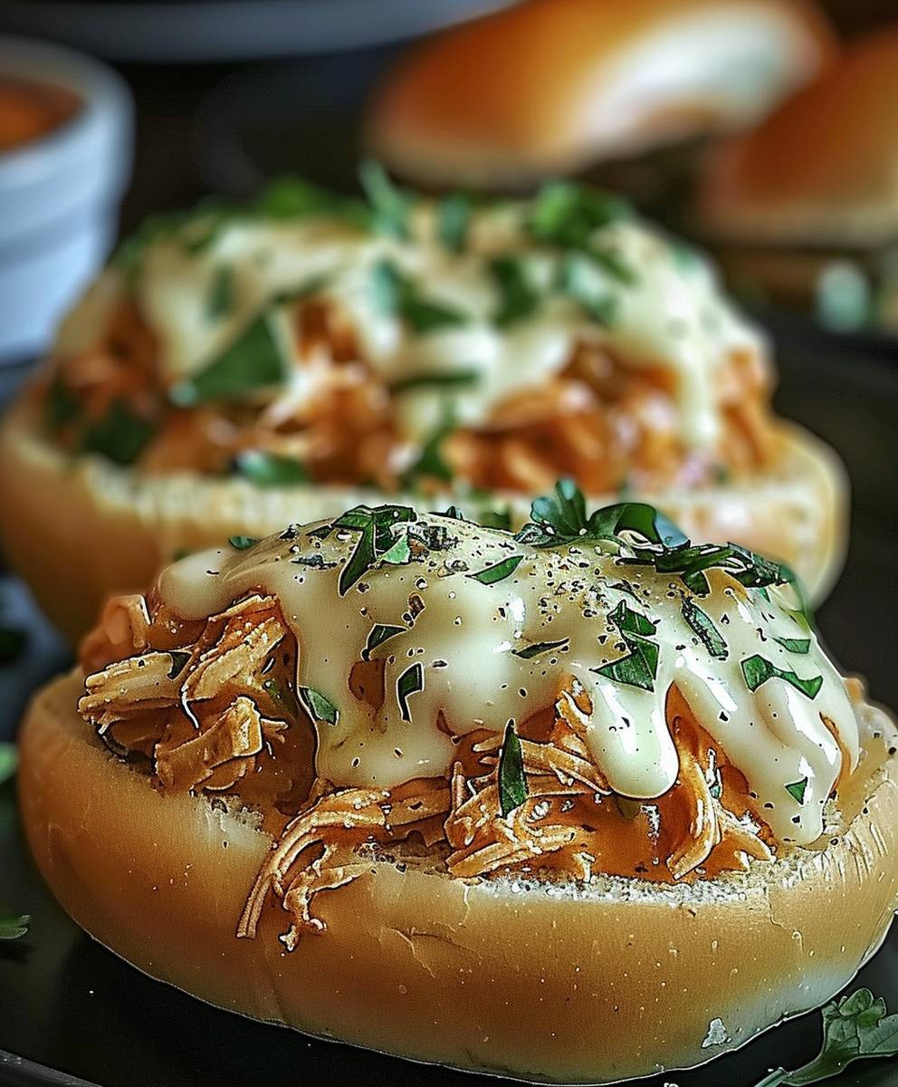 Chicken Alfredo Sloppy Joes: A Creamy Twist on a Classic Chicken Alfredo Sloppy Joes: A Creamy Twist on a Classic