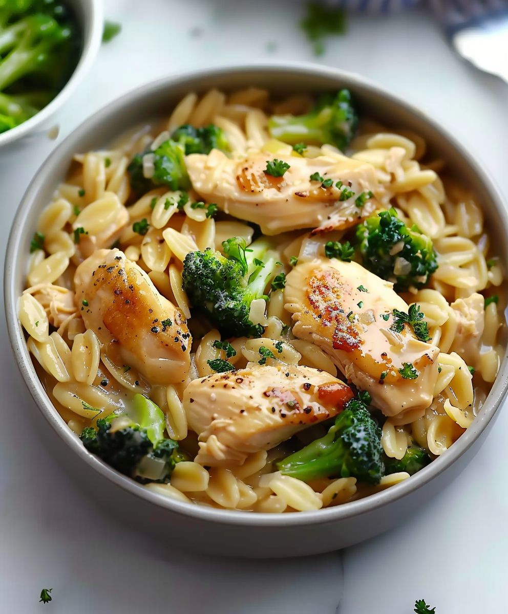 Chicken Broccoli Orzo: A Delicious and Easy One-Pot Meal Chicken Broccoli Orzo: A Delicious and Easy One-Pot Meal