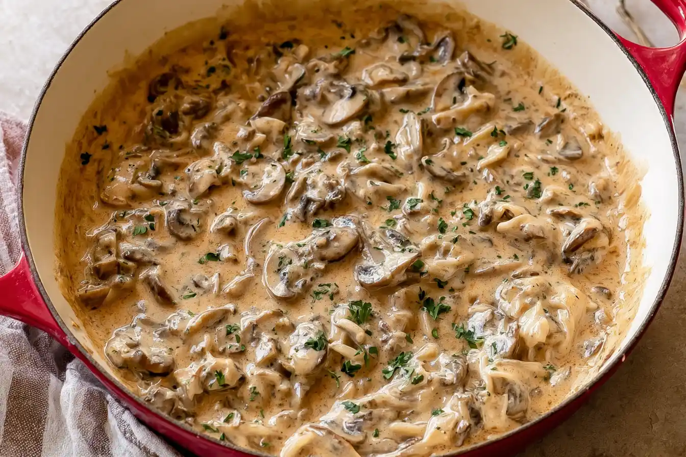 Creamy Mushroom Stroganoff Recipe in 30 Minutes Creamy Mushroom Stroganoff Recipe in 30 Minutes
