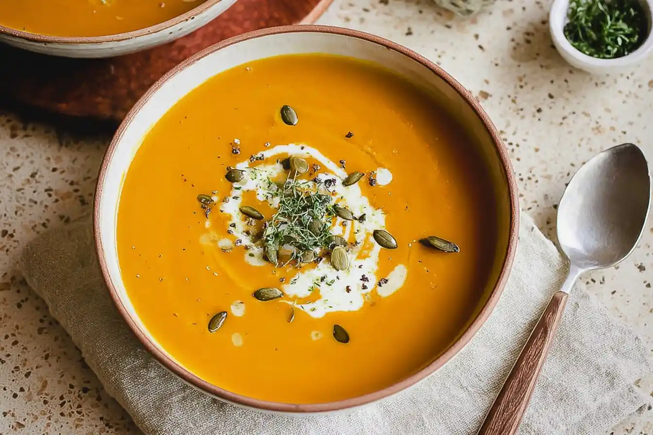 Roasted Pumpkin Soup | Easy Creamy Fall Favorite Roasted Pumpkin Soup | Easy Creamy Fall Favorite