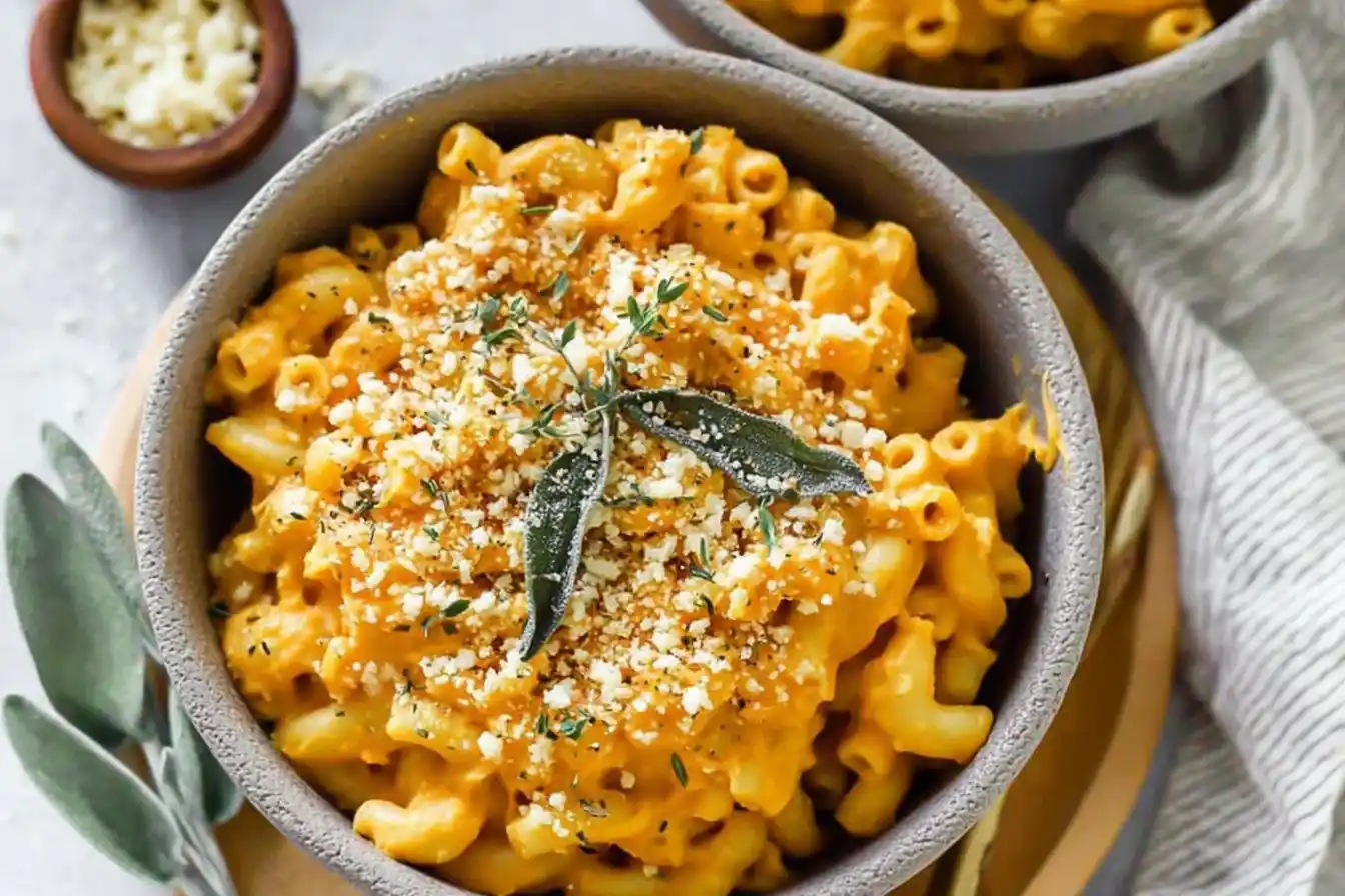 Stovetop Pumpkin Mac and Cheese Recipe (Quick & Creamy) Stovetop Pumpkin Mac and Cheese Recipe (Quick & Creamy)