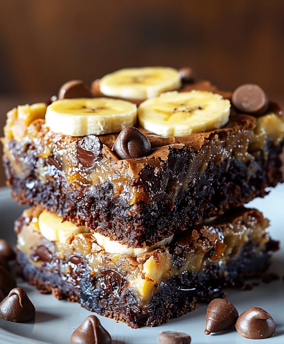 Fudgy Banana Bread Brownies: Cake-Brownie Perfection! Fudgy Banana Bread Brownies: Cake-Brownie Perfection!
