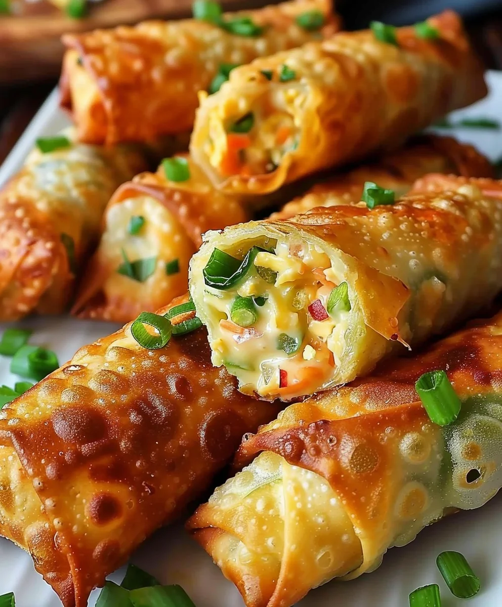 Spicy Jalapeno Popper Egg Rolls: Crispy & Cheesy Goodness! Spicy Jalapeno Popper Egg Rolls: Crispy & Cheesy Goodness!