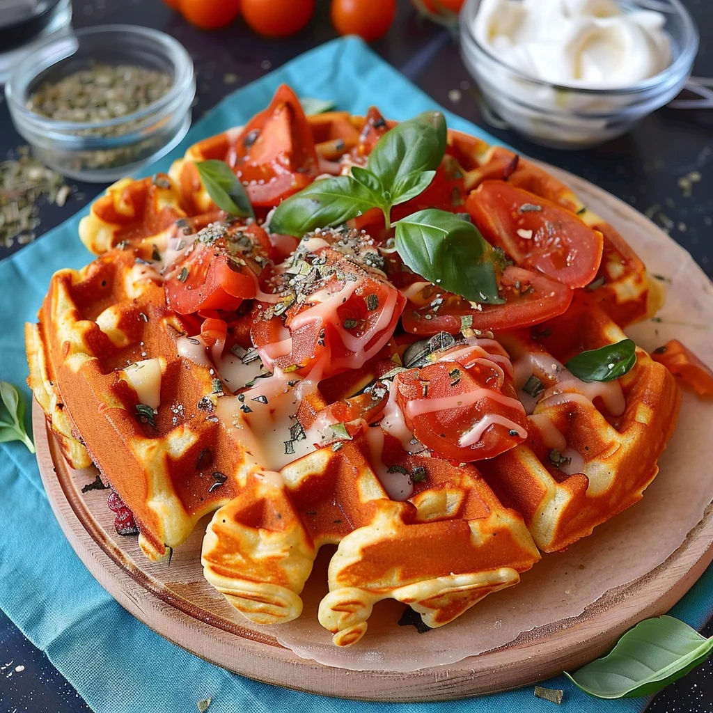 Pizza Waffles Recipe: Quick & Easy Waffle Iron Snack! Pizza Waffles Recipe: Quick & Easy Waffle Iron Snack!