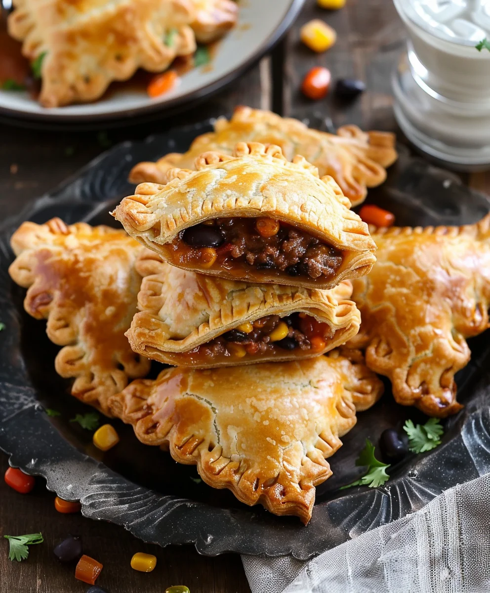 Ghost Taco Hand Pies: Spooky Beefy Treats for Halloween Fun Ghost Taco Hand Pies: Spooky Beefy Treats for Halloween Fun