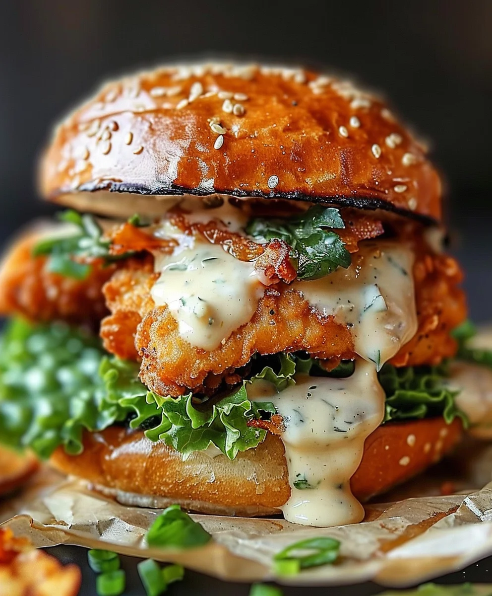 Must-Try Crispy Chicken Caesar Sandwich Secret Recipe! Must-Try Crispy Chicken Caesar Sandwich Secret Recipe!