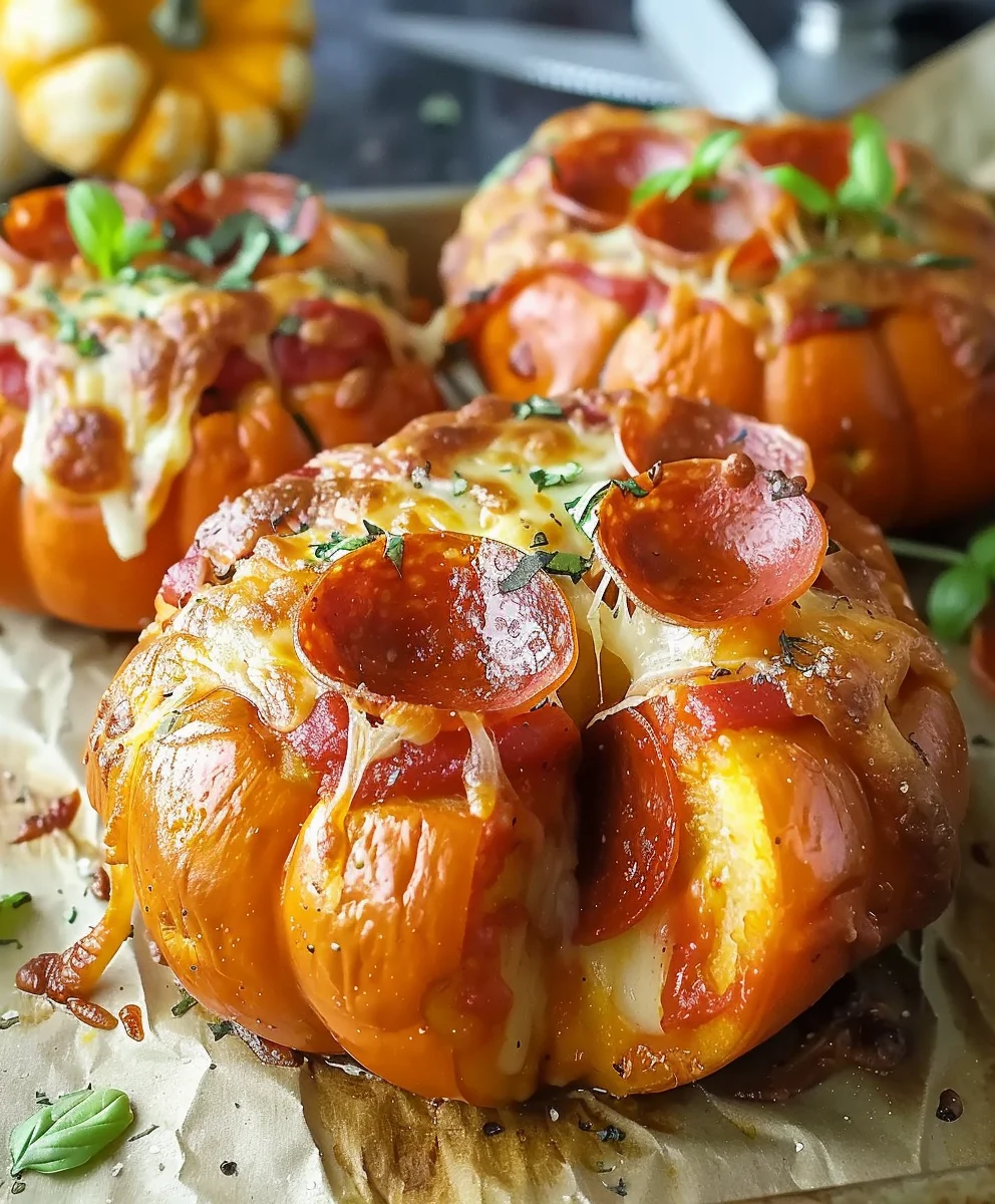 Spooky Fun: Beef Pepperoni Pizza Pumpkins Recipe Idea! Spooky Fun: Beef Pepperoni Pizza Pumpkins Recipe Idea!