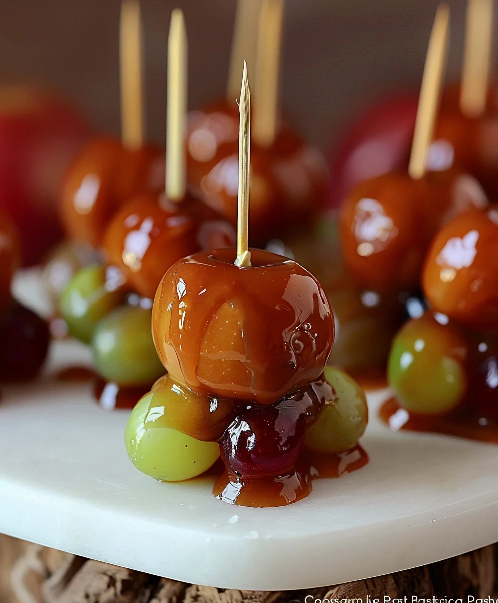 Caramel Apple Grapes: Sweet, Crunchy Dessert Treat! Caramel Apple Grapes: Sweet, Crunchy Dessert Treat!