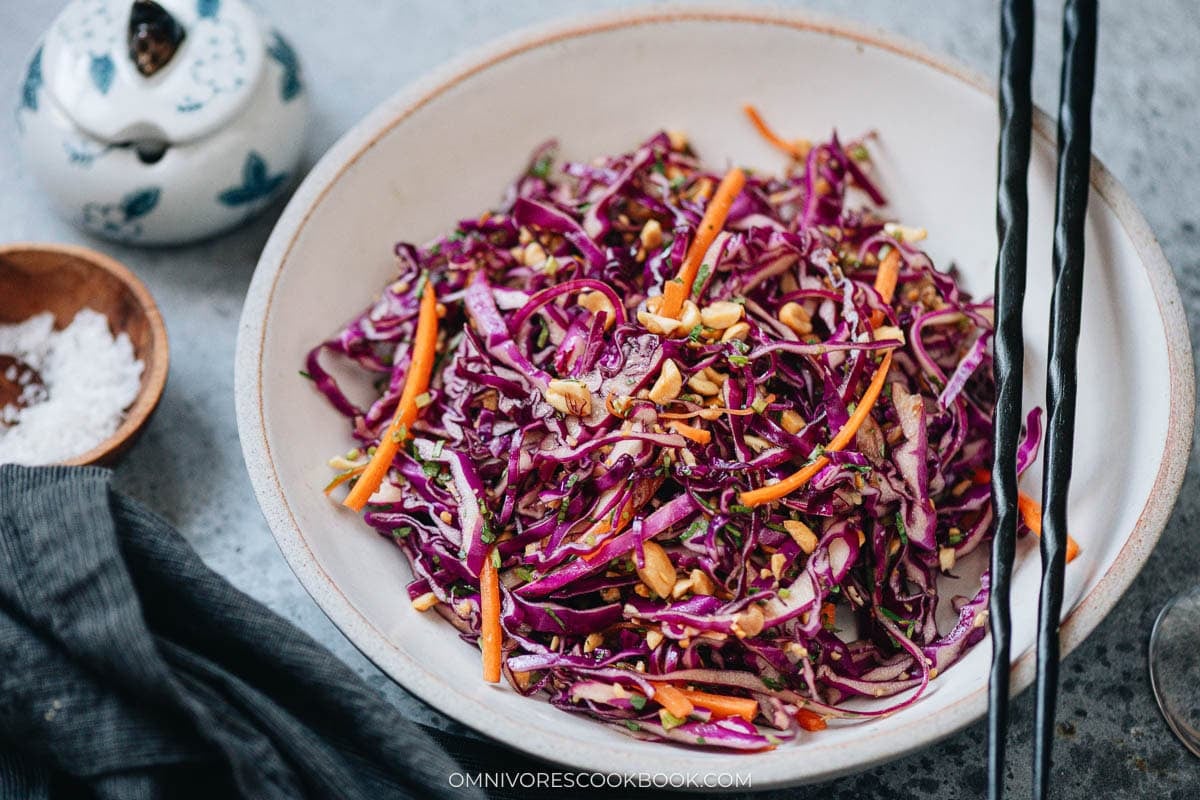 Chinese Coleslaw – Omnivore’s Cookbook Chinese Coleslaw – Omnivore’s Cookbook