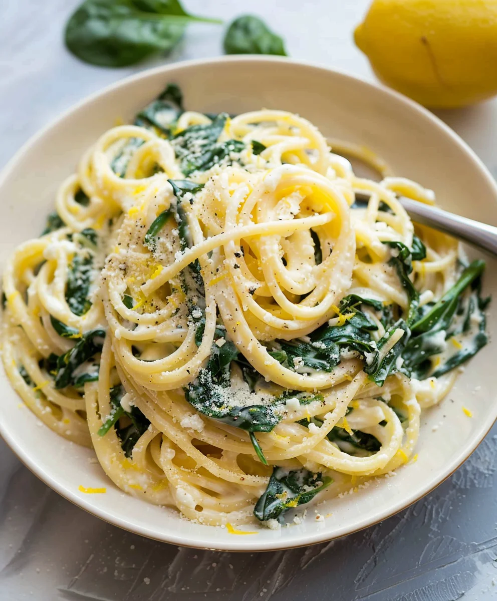 Minute Lemon Ricotta Pasta with Spinach – Quick & Delicious! Minute Lemon Ricotta Pasta with Spinach – Quick & Delicious!