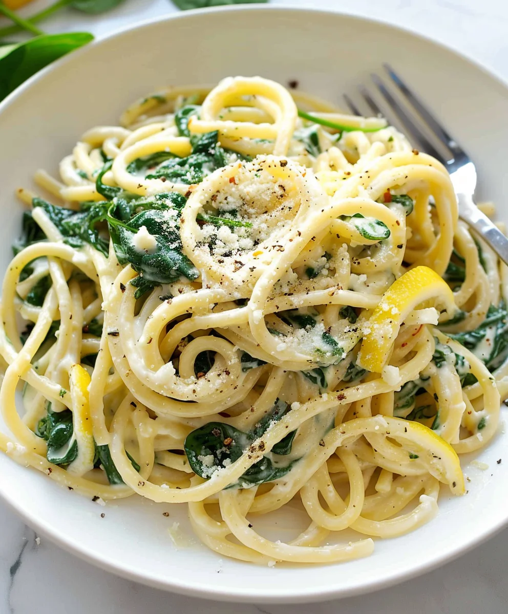Minute Lemon Ricotta Pasta with Spinach: Quick Dinner! Minute Lemon Ricotta Pasta with Spinach: Quick Dinner!