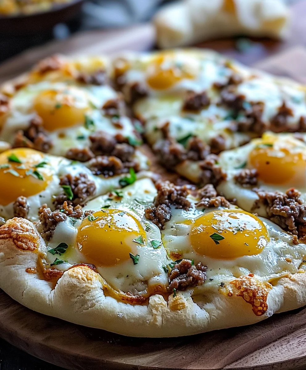 Easy Beef Biscuits & Gravy Breakfast Pizza Recipe Easy Beef Biscuits & Gravy Breakfast Pizza Recipe
