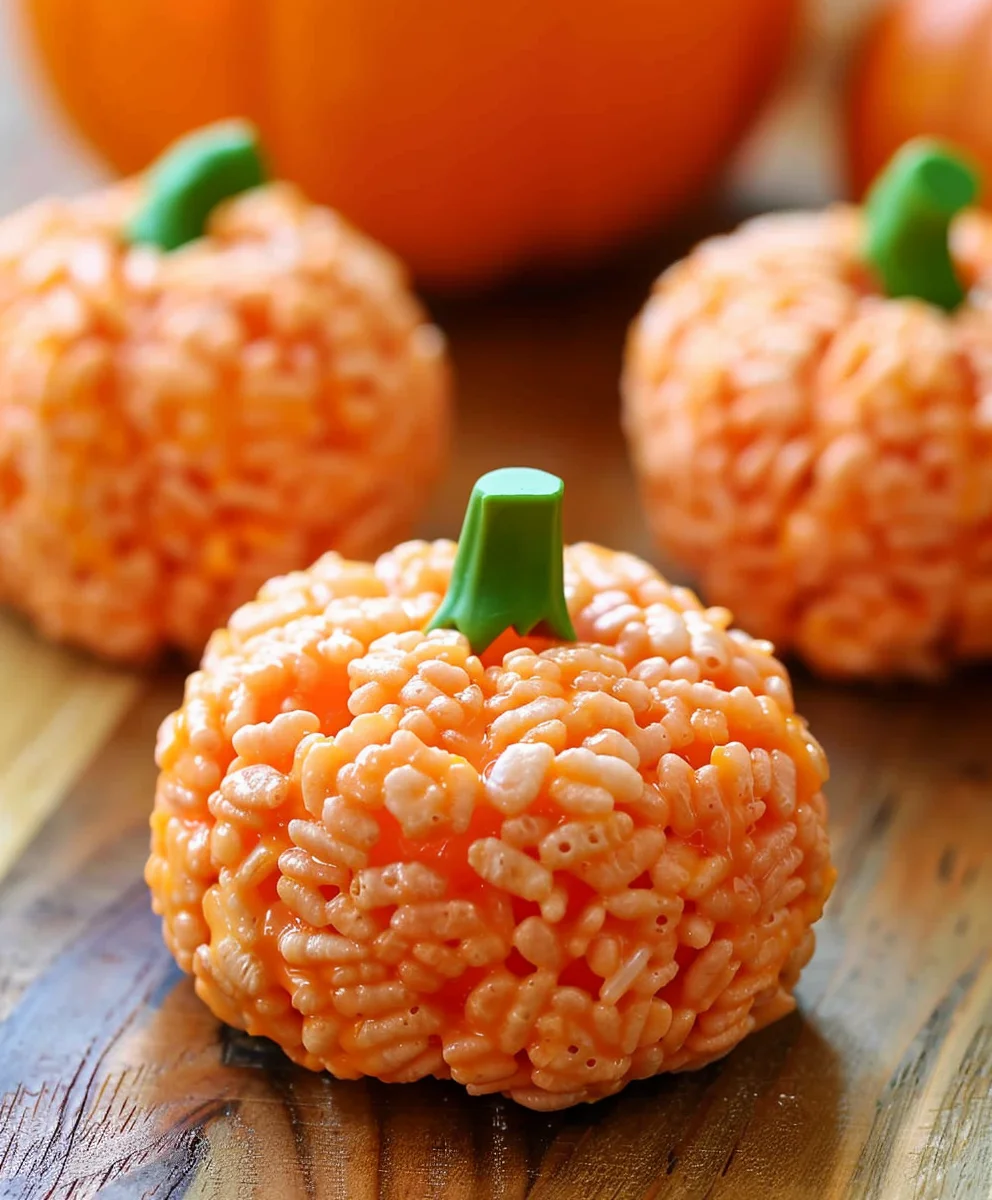 Fun Rice Krispie Treat Pumpkins: Easy No-Bake Recipe Fun Rice Krispie Treat Pumpkins: Easy No-Bake Recipe