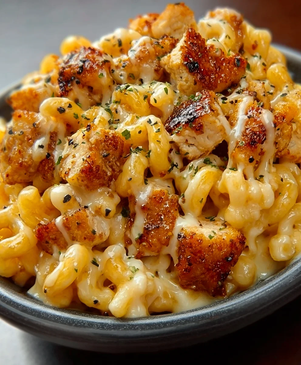 Irresistible Creamy Honey Pepper Chicken Mac & Cheese Irresistible Creamy Honey Pepper Chicken Mac & Cheese