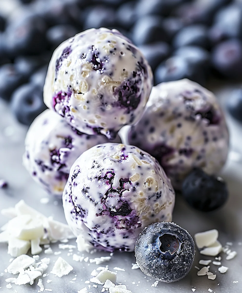 Easy Blueberry Cheesecake Protein Bites for Healthy Snacking