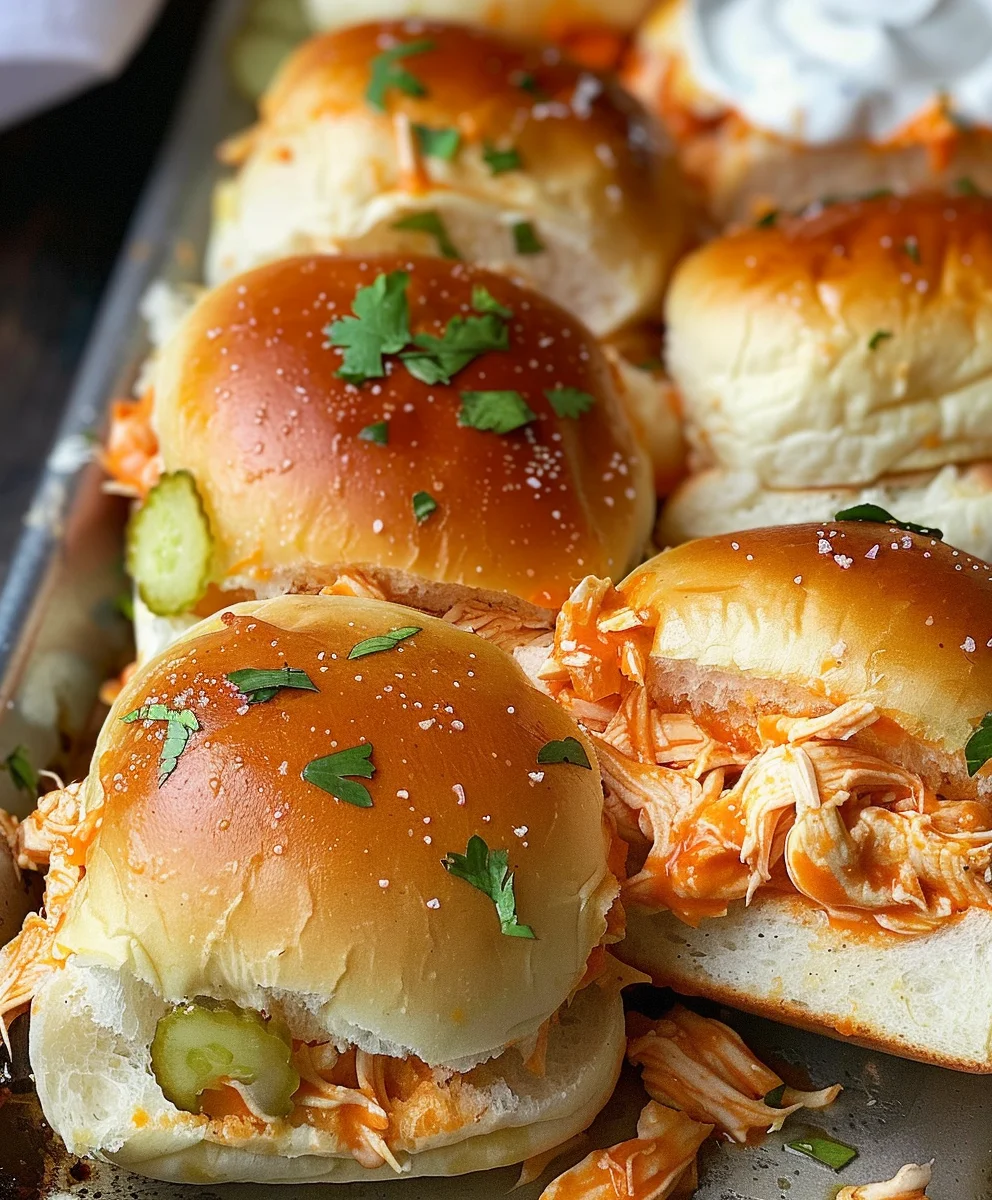 Game Day Buffalo Chicken Sliders: Easy & Flavorful Recipe Game Day Buffalo Chicken Sliders: Easy & Flavorful Recipe