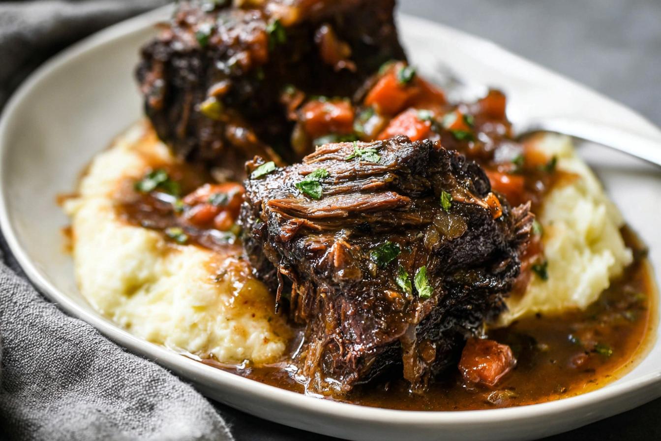 Braised Short Ribs in Red Wine Sauce Braised Short Ribs in Red Wine Sauce