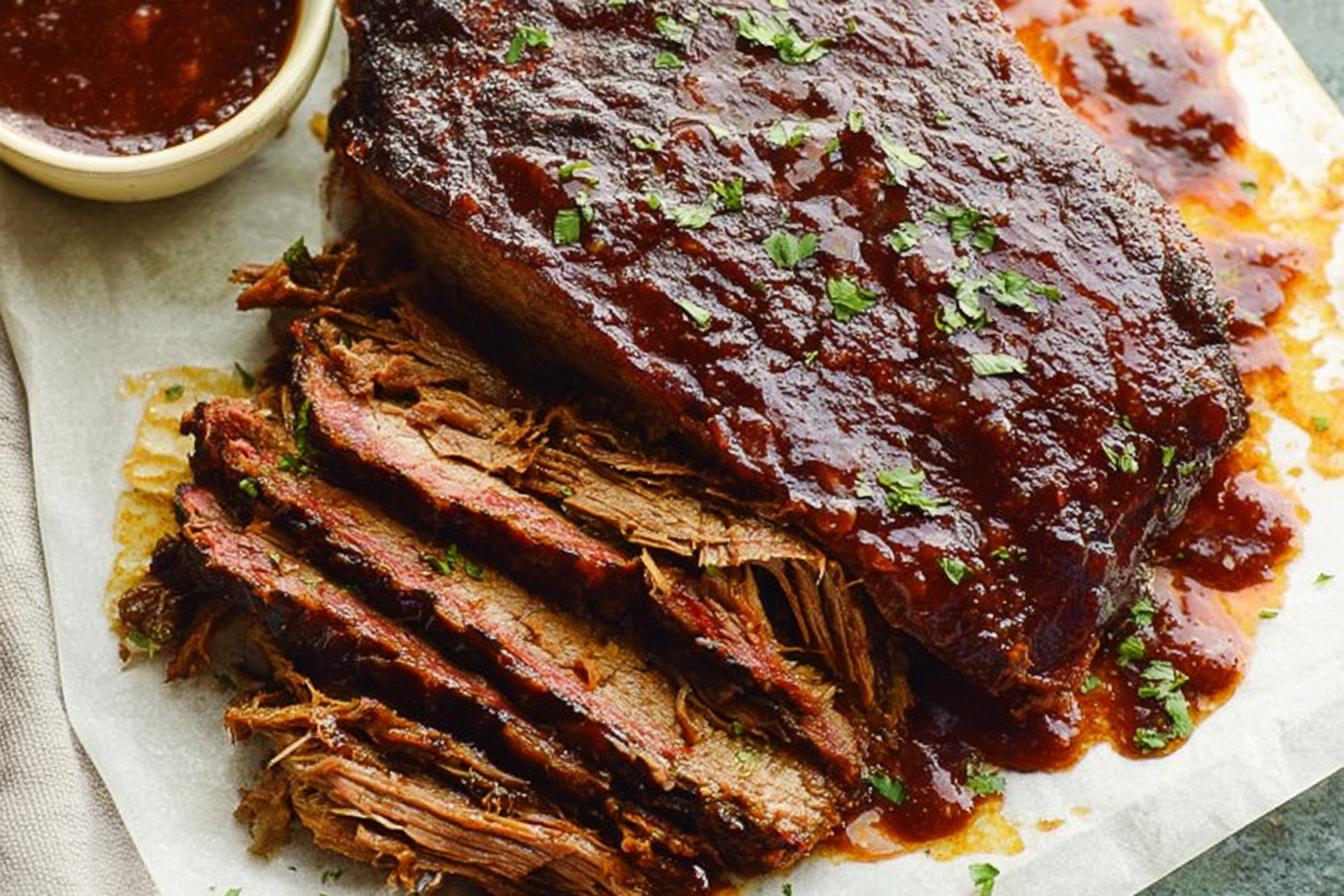 Slow Cooker Beef Brisket in Savory-Sweet Sauce Slow Cooker Beef Brisket in Savory-Sweet Sauce