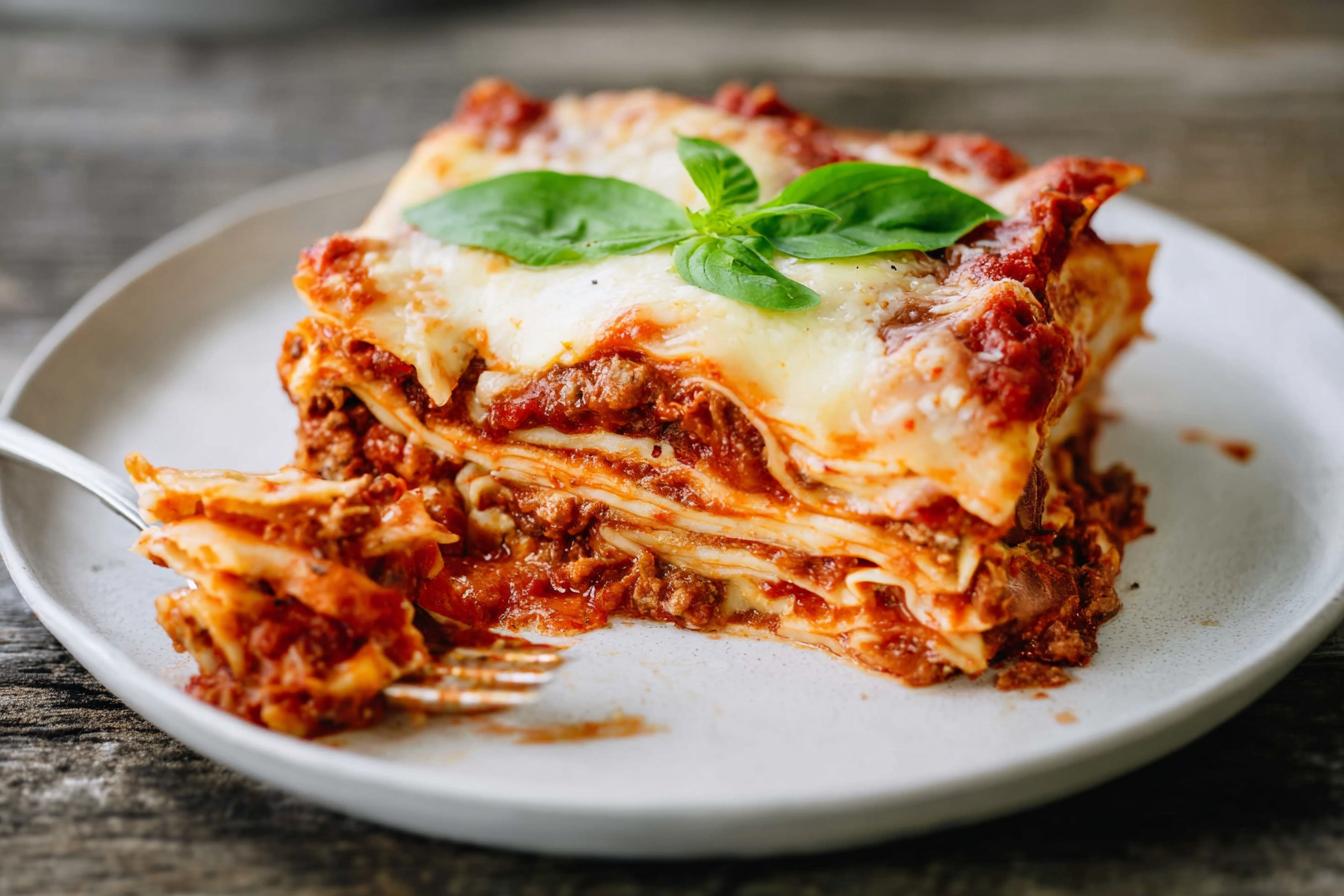 Classic Lasagna Recipe with Layers of Cheese and Meat Classic Lasagna Recipe with Layers of Cheese and Meat
