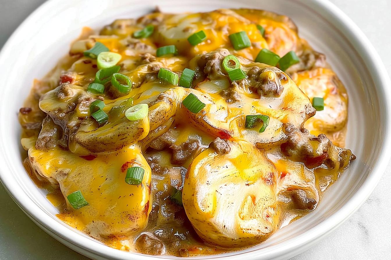 Crockpot Hamburger Potato Casserole – Slow Cooker Comfort Crockpot Hamburger Potato Casserole – Slow Cooker Comfort