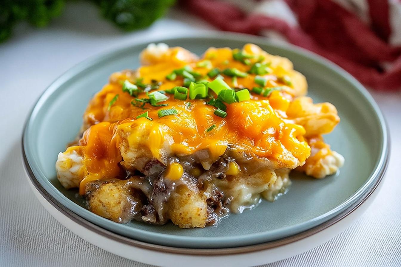 Slow Cooker Tater Tot Casserole for Easy Family Dinners Slow Cooker Tater Tot Casserole for Easy Family Dinners